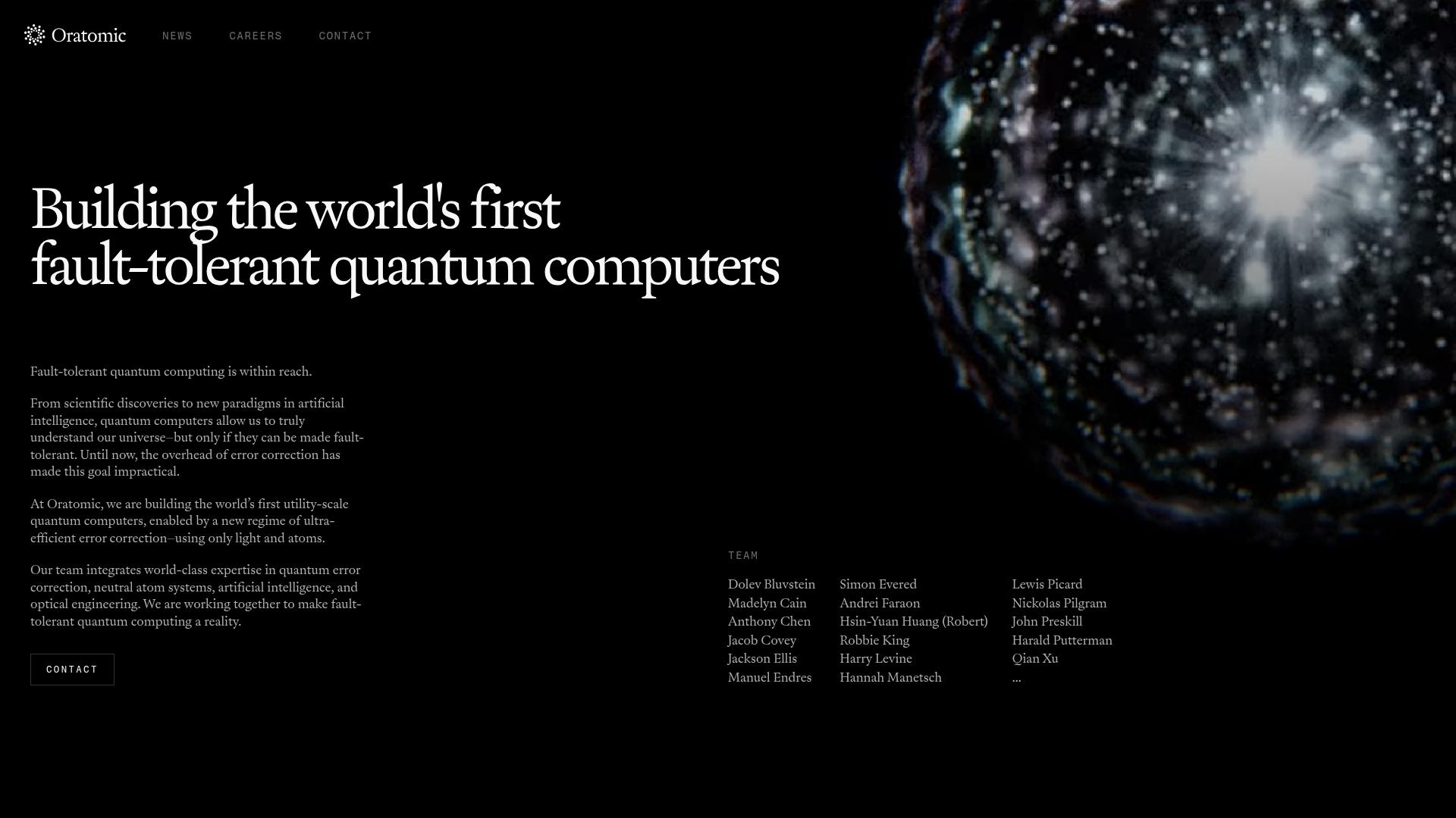 Oratomic website